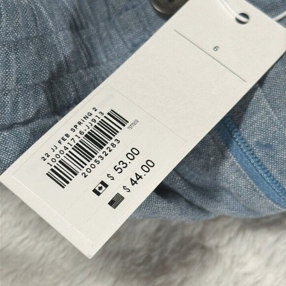 Janie and Jack Embroidered Pineapple Linen Shorts size 6-12 months NEW Hawaiian - Picture 10 of 12